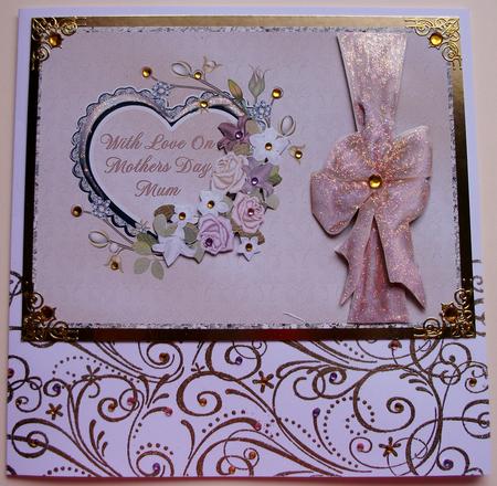 Heart Frame & Flowers - Mothers Day by Jennifer (Jaye) Smith-Kirk