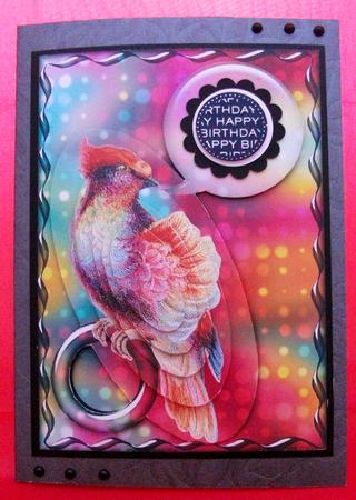Vintage Birds 16.2, Fashionista by Jennifer (Jaye) Smith-Kirk
