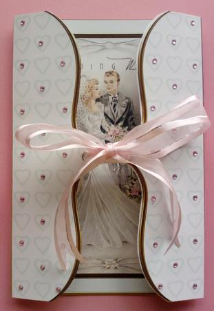 Wedding Couple Bracket Card by Jennifer (Jaye) Smith-Kirk