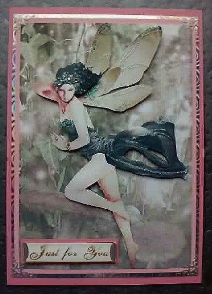 Forest Fairy Acantha Black by Jennifer (Jaye) Smith-Kirk