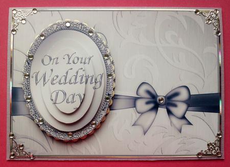 A5 Elegant Metallic Greeting Quick Card with Pyramage by Jennifer (Jaye) Smith-Kirk