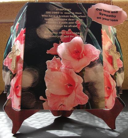 Sympathy the Lord is Near to Thee with Stand by Jennifer (Jaye) Smith-Kirk