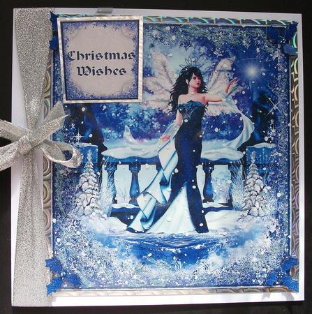 Christmas Fairy Wishes Card Topper by Jennifer (Jaye) Smith-Kirk
