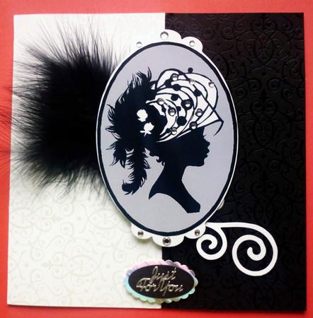 Silhouette Silver Cameos #2 by Jennifer (Jaye) Smith-Kirk
