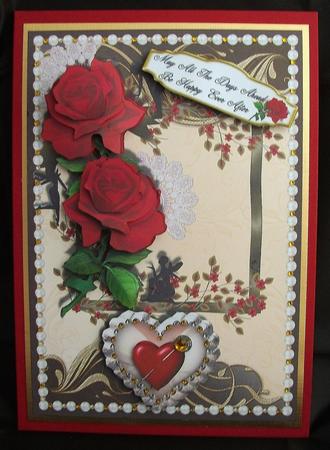 Valentines Red Roses by Jennifer (Jaye) Smith-Kirk