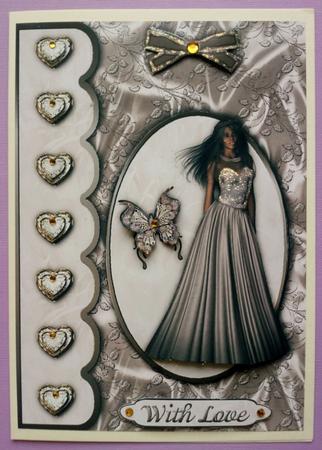 Sultry in Satin - A5 Step by Step Card Front by Jennifer (Jaye) Smith-Kirk