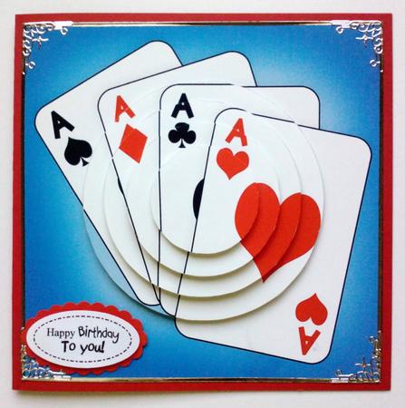 You're Ace!! Quick Card with Circle Pyramage by Jennifer (Jaye) Smith-Kirk