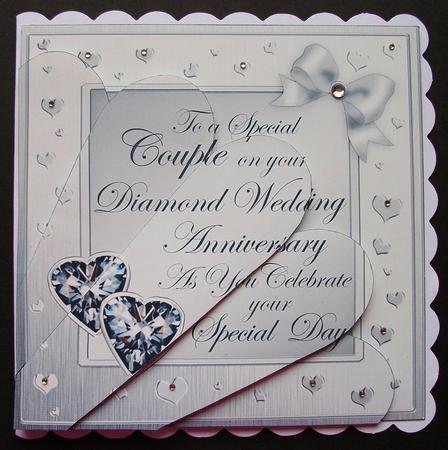 Elegant Hearts Diamond Wedding Anniversary Fan Pyramage by Jennifer (Jaye) Smith-Kirk