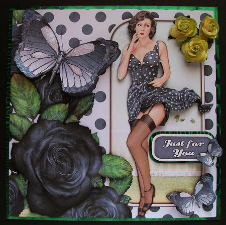1950's Pin Up Girl Eva Grace Mini Kit (black) by Jennifer (Jaye) Smith-Kirk