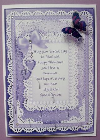 A5 Special Day Scalloped Corner Side Stacker by Jennifer (Jaye) Smith-Kirk