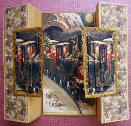 Santa Express Double Fold Back by Jennifer (Jaye) Smith-Kirk