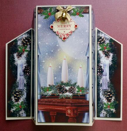 Snowing Outside-a4 Theatre Fold Card by Jennifer (Jaye) Smith-Kirk