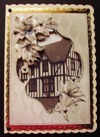 History Amongst Lillies Antique Look by Jennifer (Jaye) Smith-Kirk