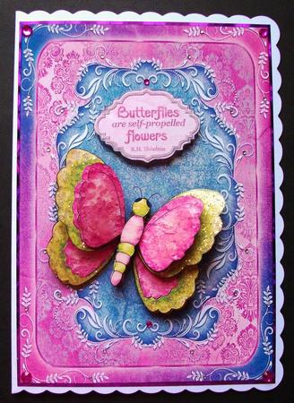 Wee Ones Butterfly A5 Step by Step Card by Jennifer (Jaye) Smith-Kirk