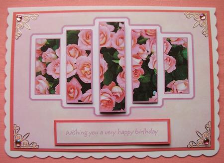 Brand New Floral Pyramid Panel Card Kit by Jennifer (Jaye) Smith-Kirk