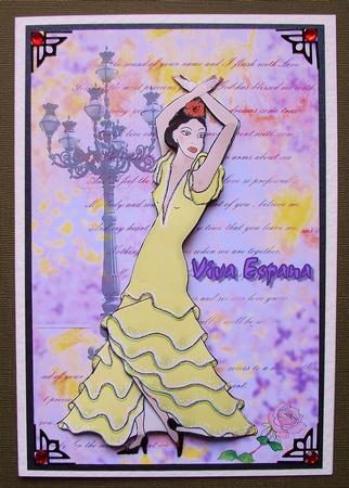 Spanish Flamenco Dancer by Jennifer (Jaye) Smith-Kirk