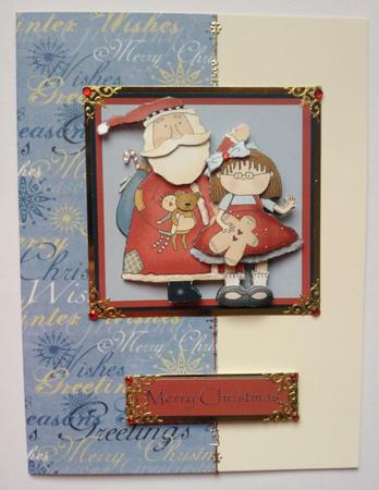 I Love Santa 1 Decoupage Topper by Jennifer (Jaye) Smith-Kirk