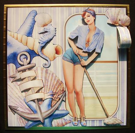 1950's Pin Up Girl Alice May Mini Kit (lilac) by Jennifer (Jaye) Smith-Kirk