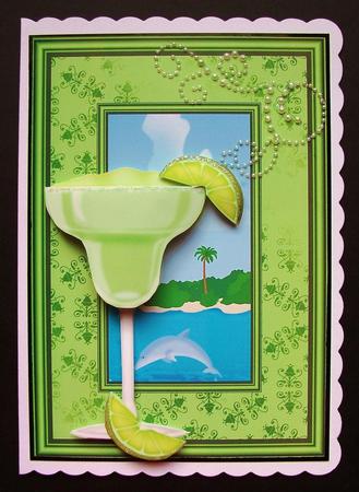 Tropical Cocktail - Lime Margarita by Jennifer (Jaye) Smith-Kirk