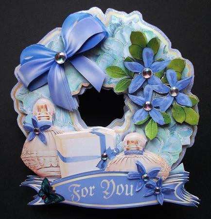 Shaped Card Mini-kit - Flowers & Perfume by Jennifer (Jaye) Smith-Kirk