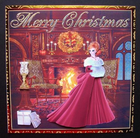 Merry Christmas Decoupage Topper by Jennifer (Jaye) Smith-Kirk