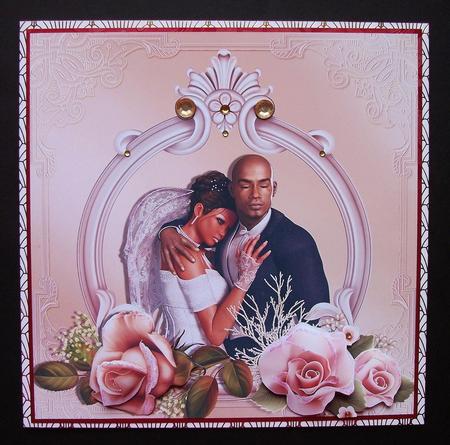 8x8 Ethnic Wedding or Anniversary Card by Jennifer (Jaye) Smith-Kirk