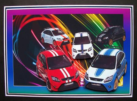 Ford Focus St Collection Decoupage by Jennifer (Jaye) Smith-Kirk