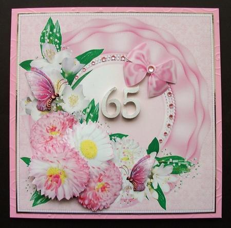 8x8 Flowers Butterflies and Pearls by Jennifer (Jaye) Smith-Kirk