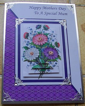 Bouquet of Flowers Card Front by Jennifer (Jaye) Smith-Kirk