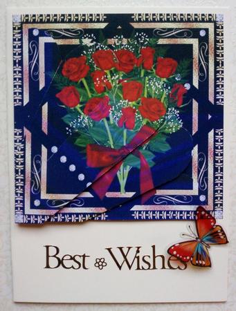 Rose Fan Card by Jennifer (Jaye) Smith-Kirk