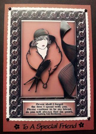Deco Diva, Rose by Jennifer (Jaye) Smith-Kirk