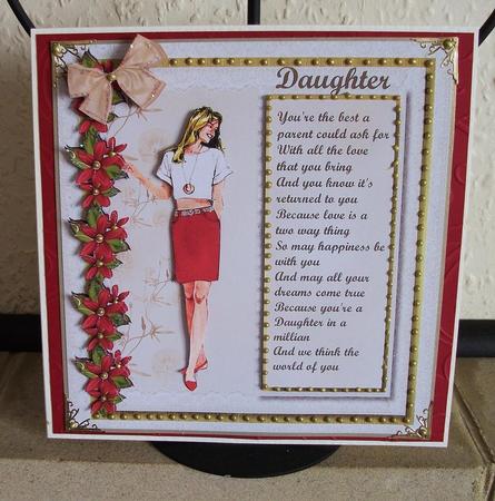 To a Wonderful Daughter by Jennifer (Jaye) Smith-Kirk