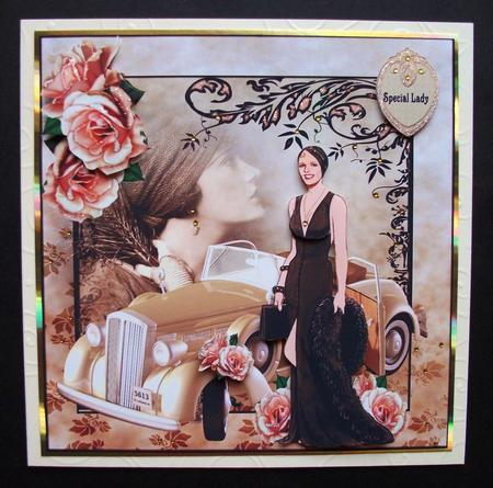 Woman of the World Vintage Collage by Jennifer (Jaye) Smith-Kirk