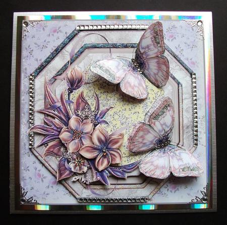 Wedding Anniversary Butterflies Card Front Kit by Jennifer (Jaye) Smith-Kirk