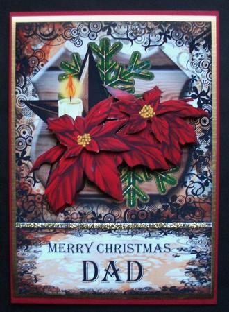 Merry Christmas Dad Steampunk by Jennifer (Jaye) Smith-Kirk