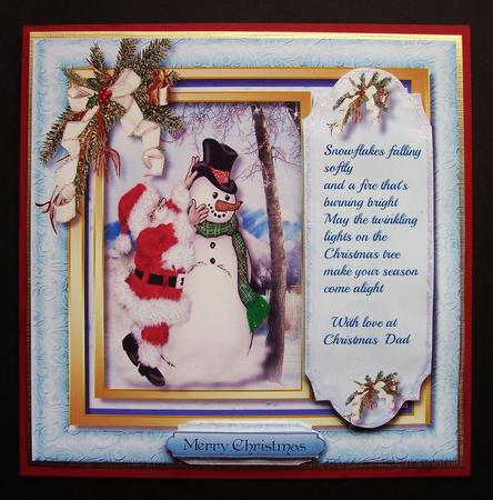 Christmas Greetings Dad  by Jennifer (Jaye) Smith-Kirk