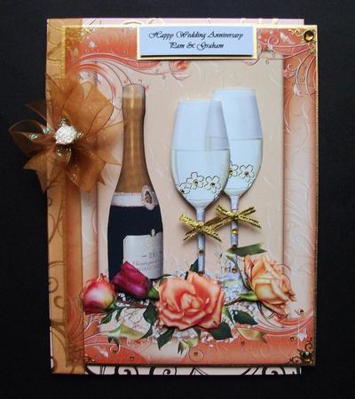 Lovely Champagne and Glasses  by Jennifer (Jaye) Smith-Kirk