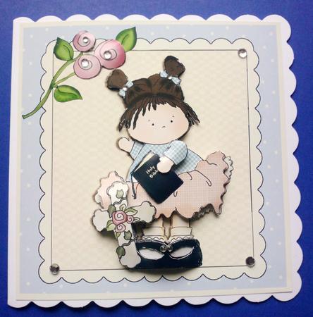 Confirmation Comm Cute Decoupage by Jennifer (Jaye) Smith-Kirk