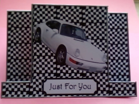 Sports Car Staggerfold Card by Jennifer (Jaye) Smith-Kirk