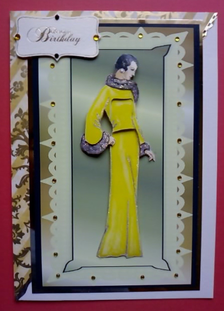 Framed Yellow Lovely by Jennifer (Jaye) Smith-Kirk