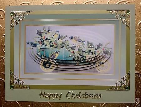 Christmas Holly and Mistletoe Car by Jennifer (Jaye) Smith-Kirk