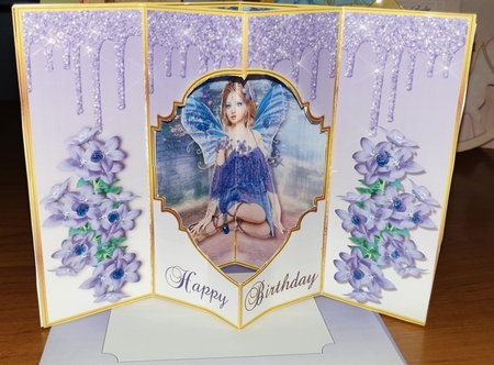 Purple Magic - Window Card  by Jennifer Purdon