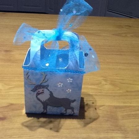Frozen themed Gift Bag/box Featured Gallery Photo