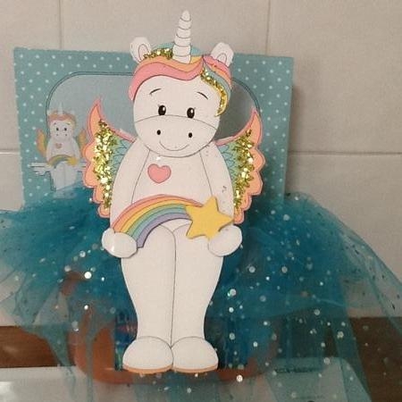 Cute Little Unicorn Sparkle by Jennifer Purdon