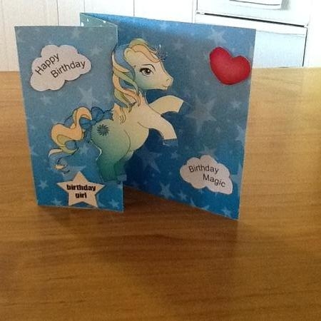 3D Shaped No-Hole Fold Back Mini Kit -   Cute Little Pony Summer Breeze by Jennifer Purdon