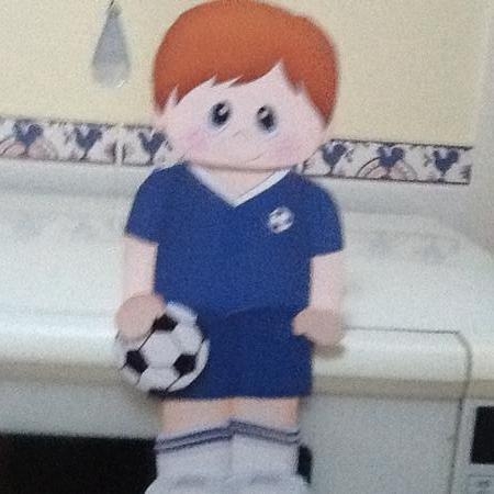 3D On the Shelf Card Kit - Little Footballer Reid by Jennifer Purdon