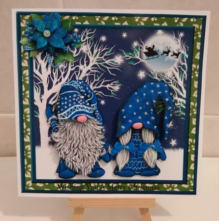 Nordic gnomes christmas mini kit & decoupage by Jennifer Selbie