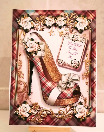Plaid Shoes Card Mini Kit by Jennifer Selbie