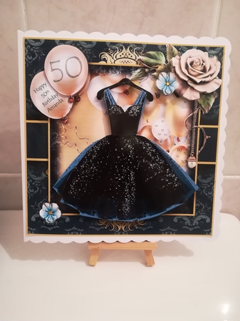 The Party Dress Card Front Kit by Jennifer Selbie