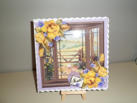 The Bay Window - Yellow Roses by Jennifer Selbie